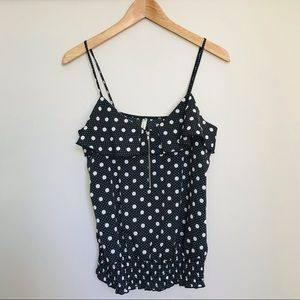 MUST HAVE | Polka Dot Spaghetti Strap Top Size M